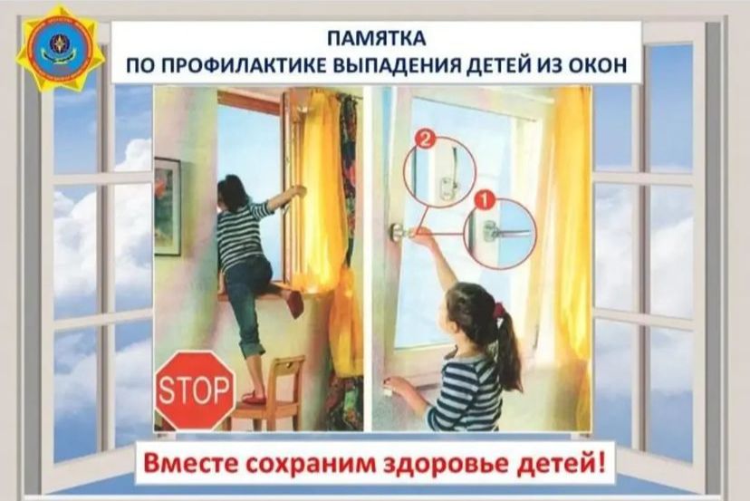 Памятка по профилактике выпадение детей из окон!