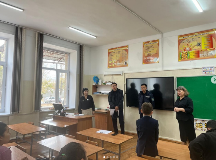 Тәртіп бұзушылықтың алдын алуы бойынша өткізілген кеңес.